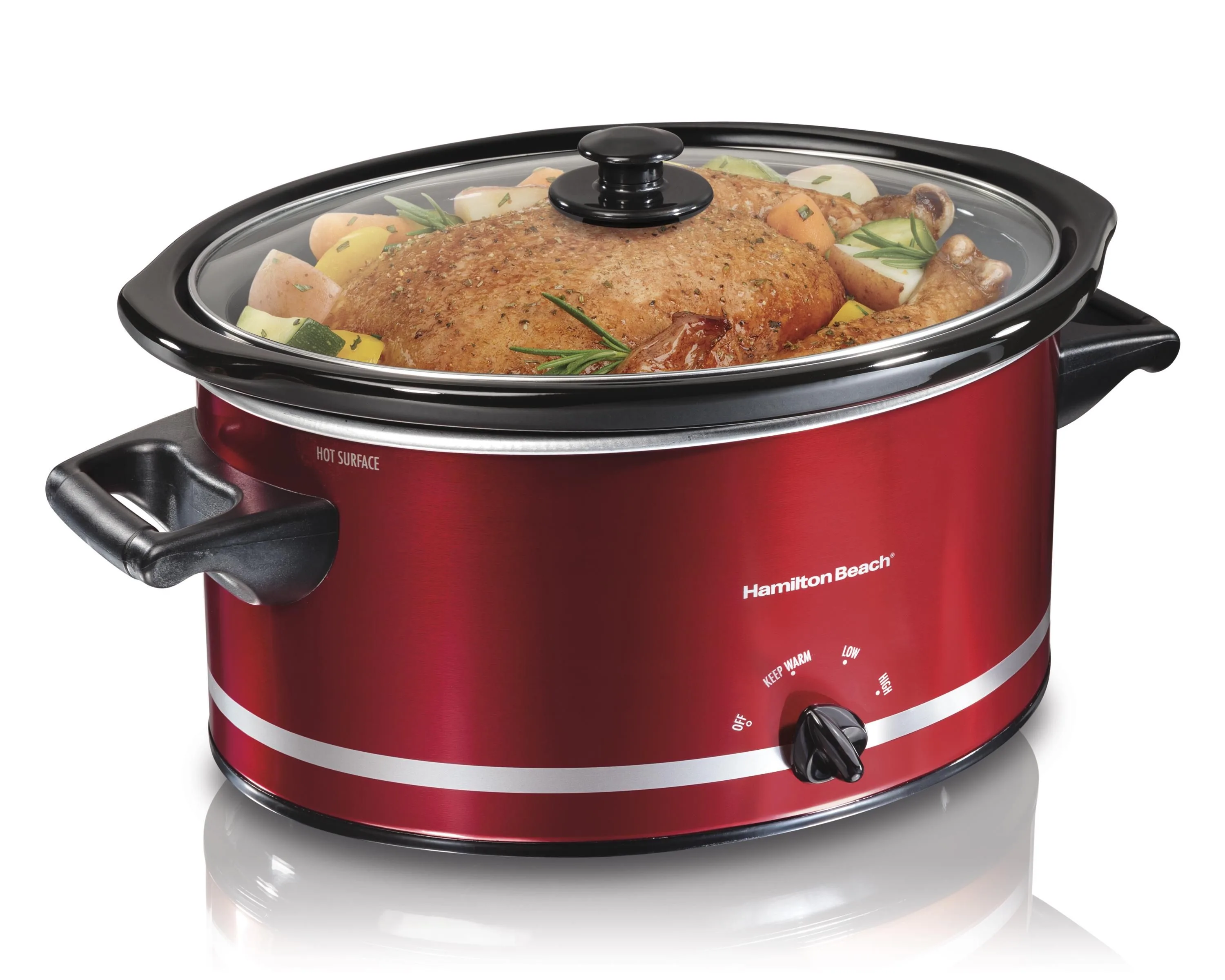 Hamilton Beach® Red 8 Qt. Slow Cooker