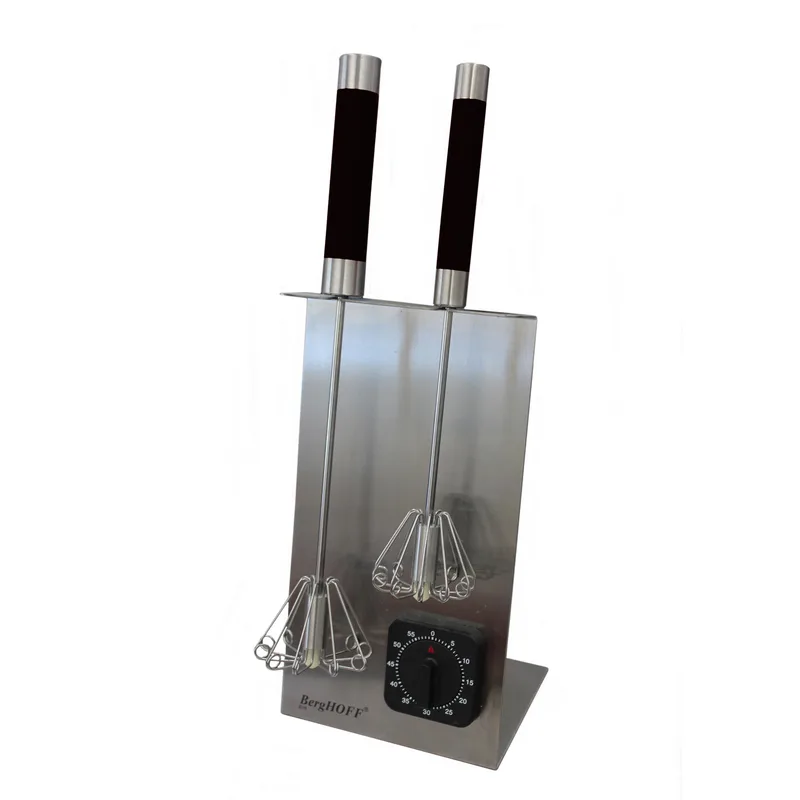 BergHoff 2Pc Whisk Set w/Free Timer, Black