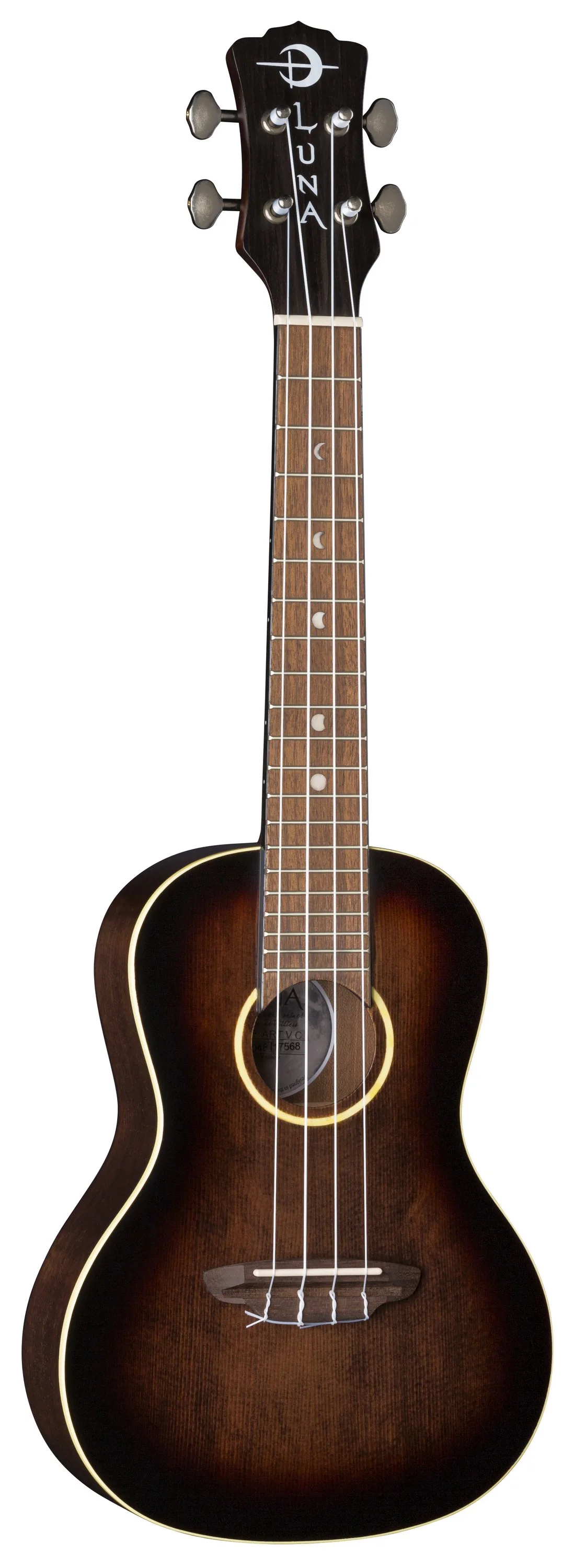 Luna Artist Vintage Distressed Concert Ukulele w/Gigbag