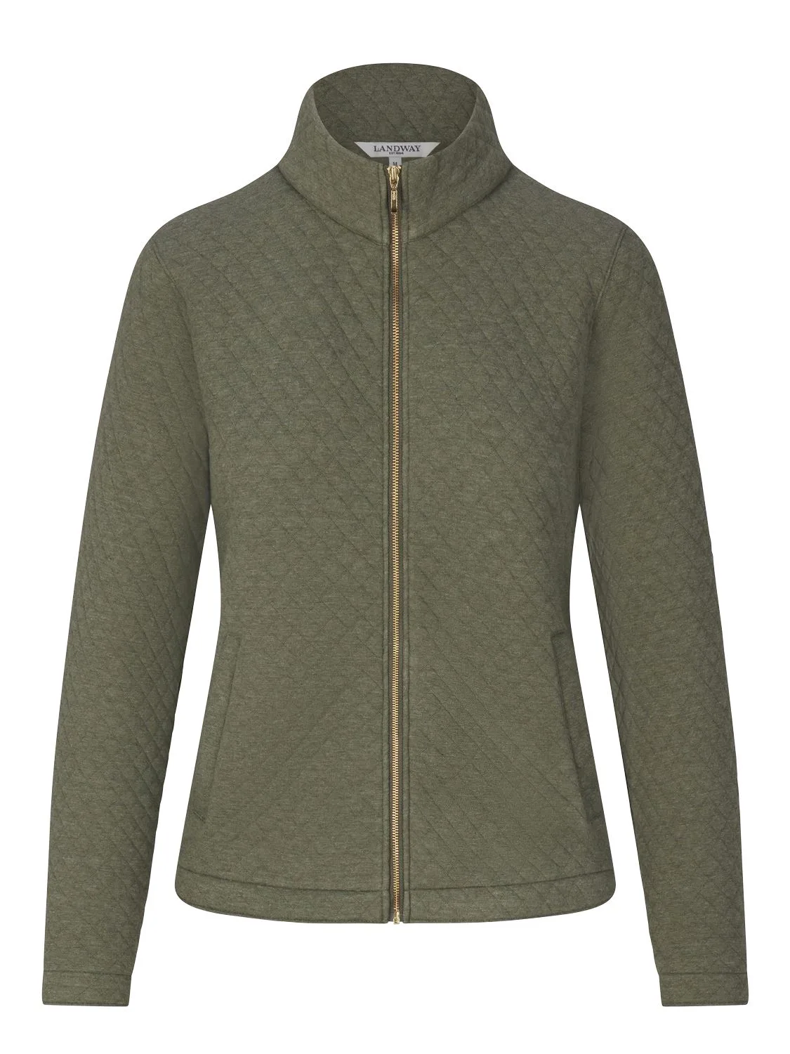 Seneca Quilted Full-Zip Sweater view 2