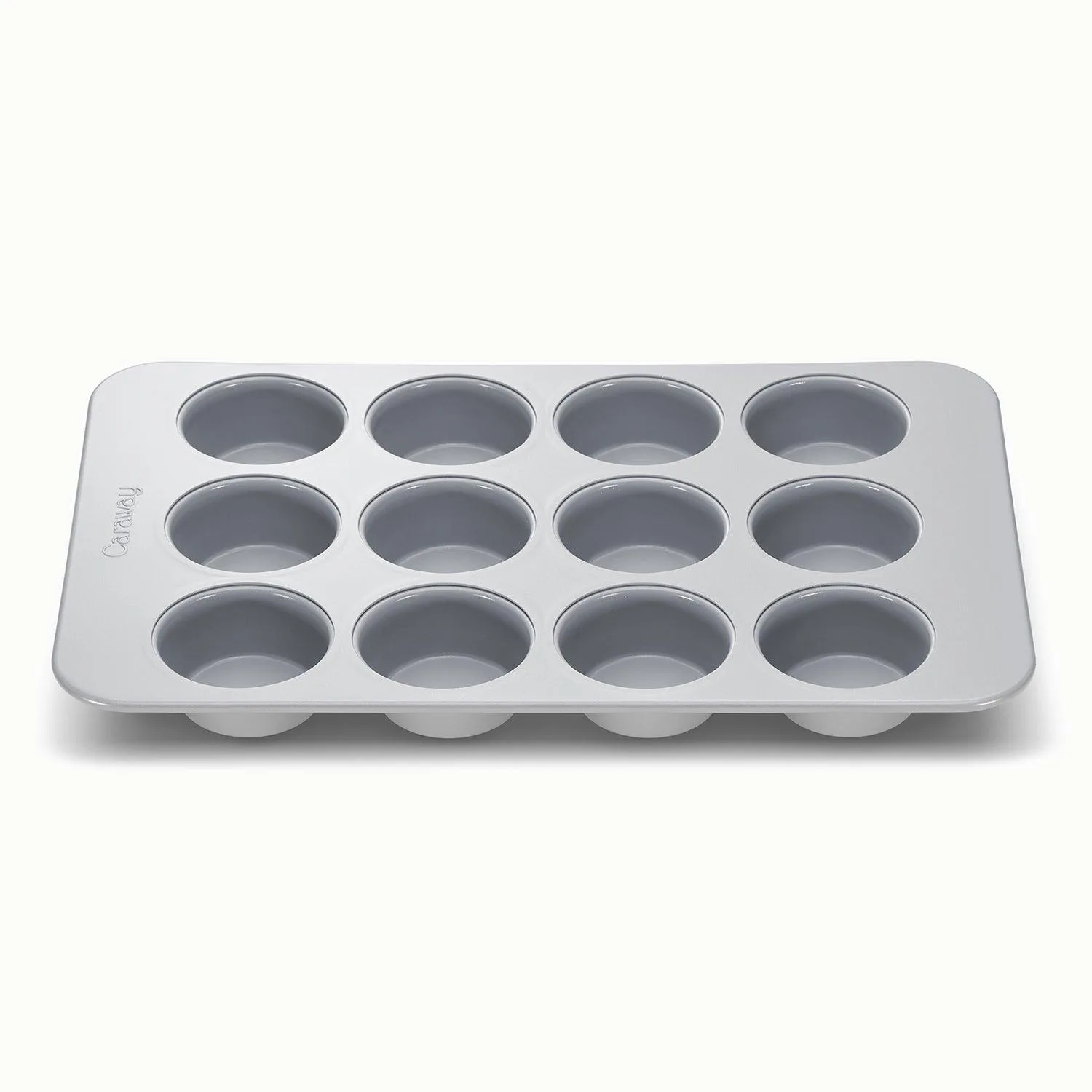 Caraway 12 Cup Nonstick Ceramic Muffin Pan - Gray