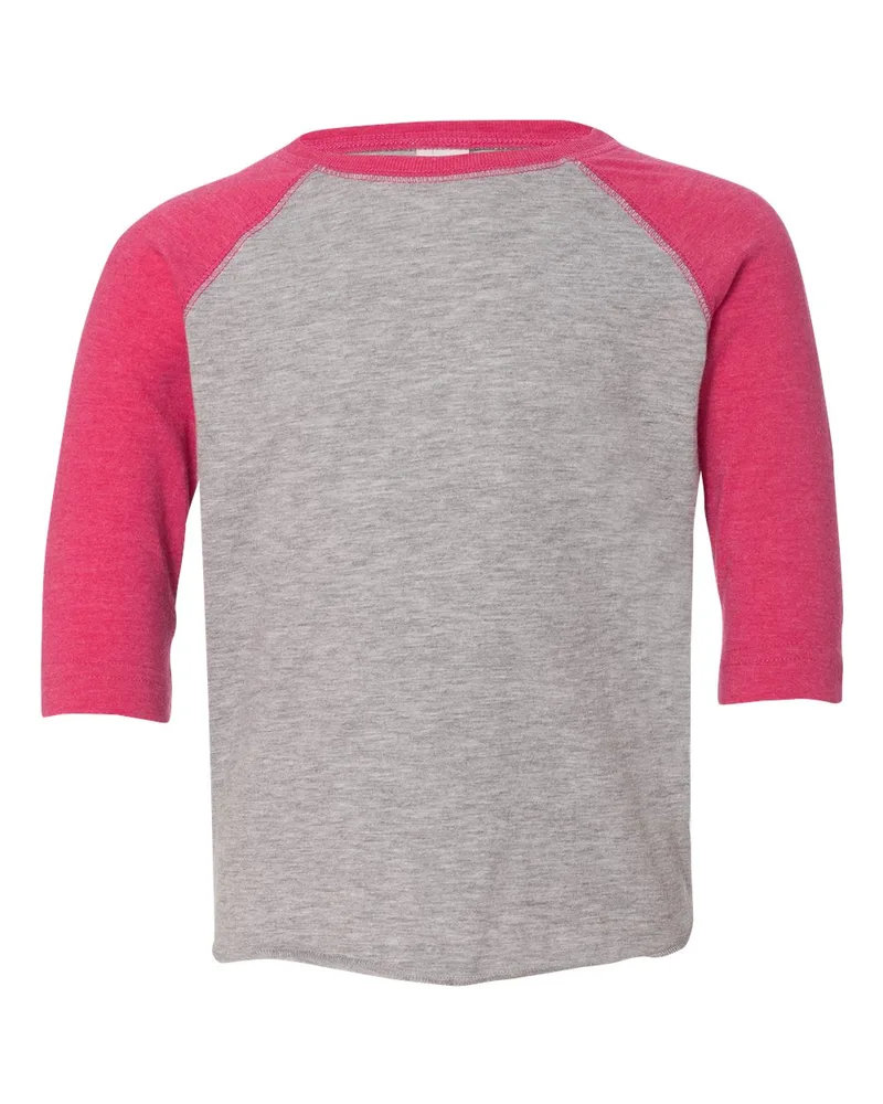 Rabbit Skins Toddler Baseball Fine Jersey Three-Quarter Sleeve Tee
