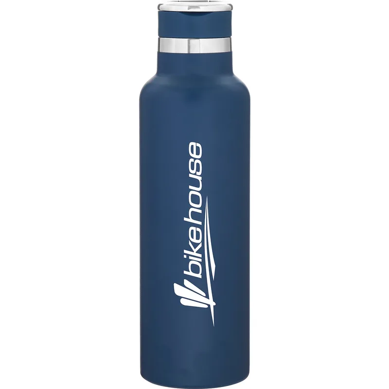 20 oz h2go Juno Water Bottle (Matte Navy)