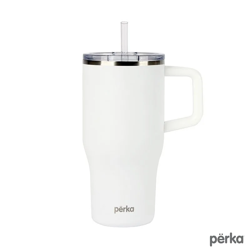 Perka Myrton 20 oz. Double Wall, Recycled Stainless Steel Travel Mug view 5
