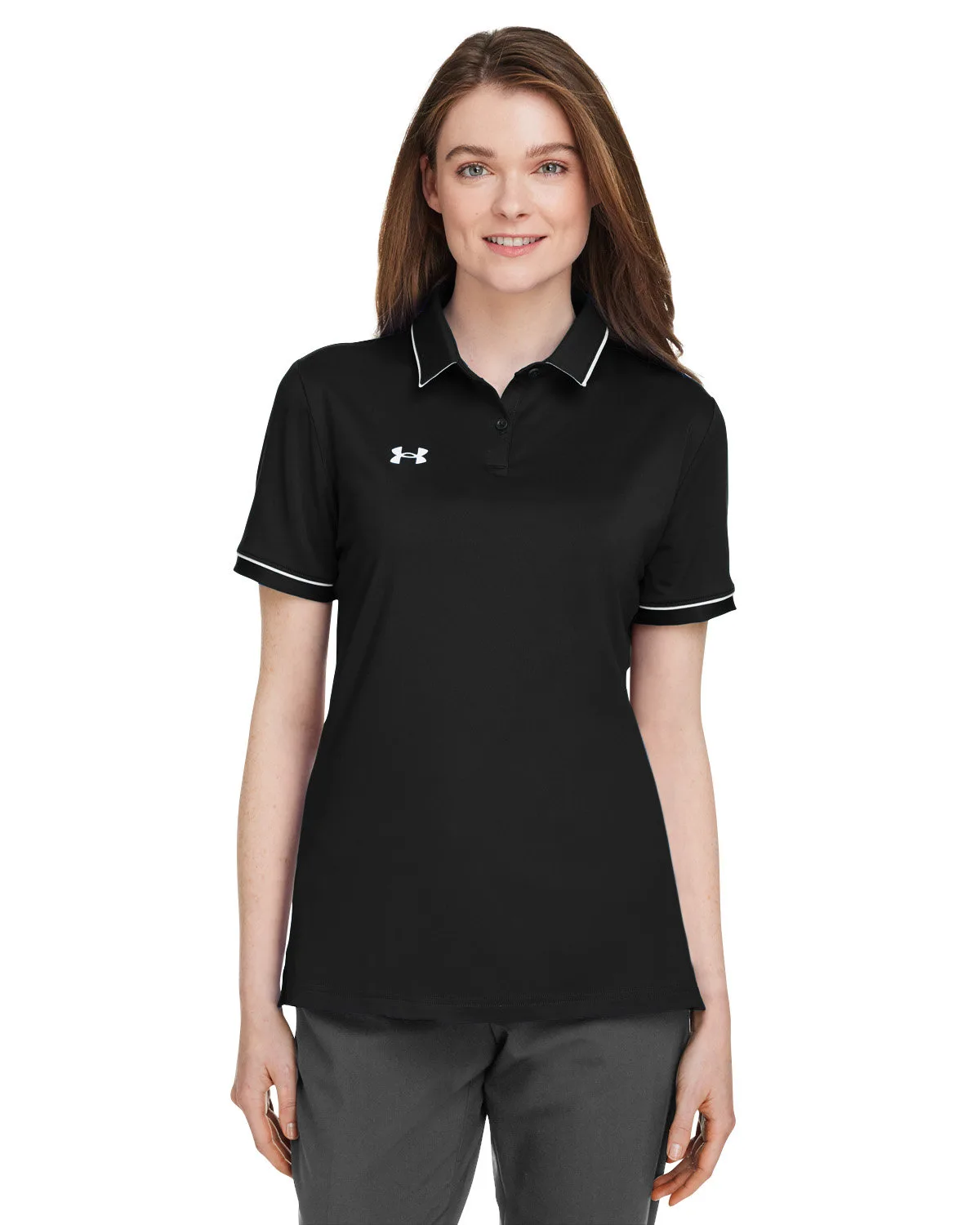 Under Armour® Women's Tipped Teams Performance Short Sleeve Polo Shirt