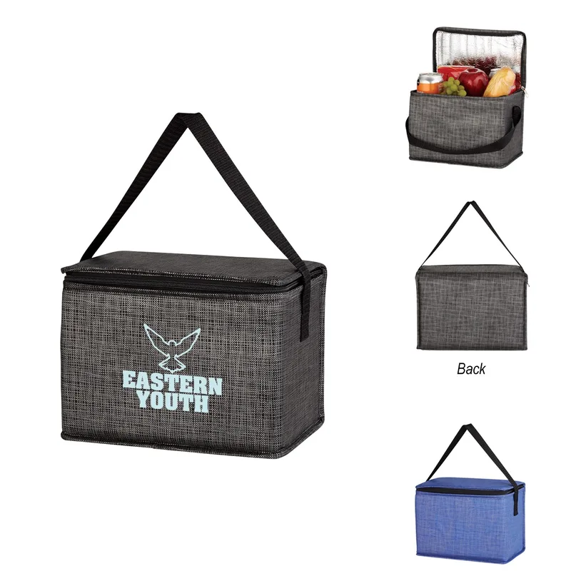 Crosshatch Non-woven Lunch Bag