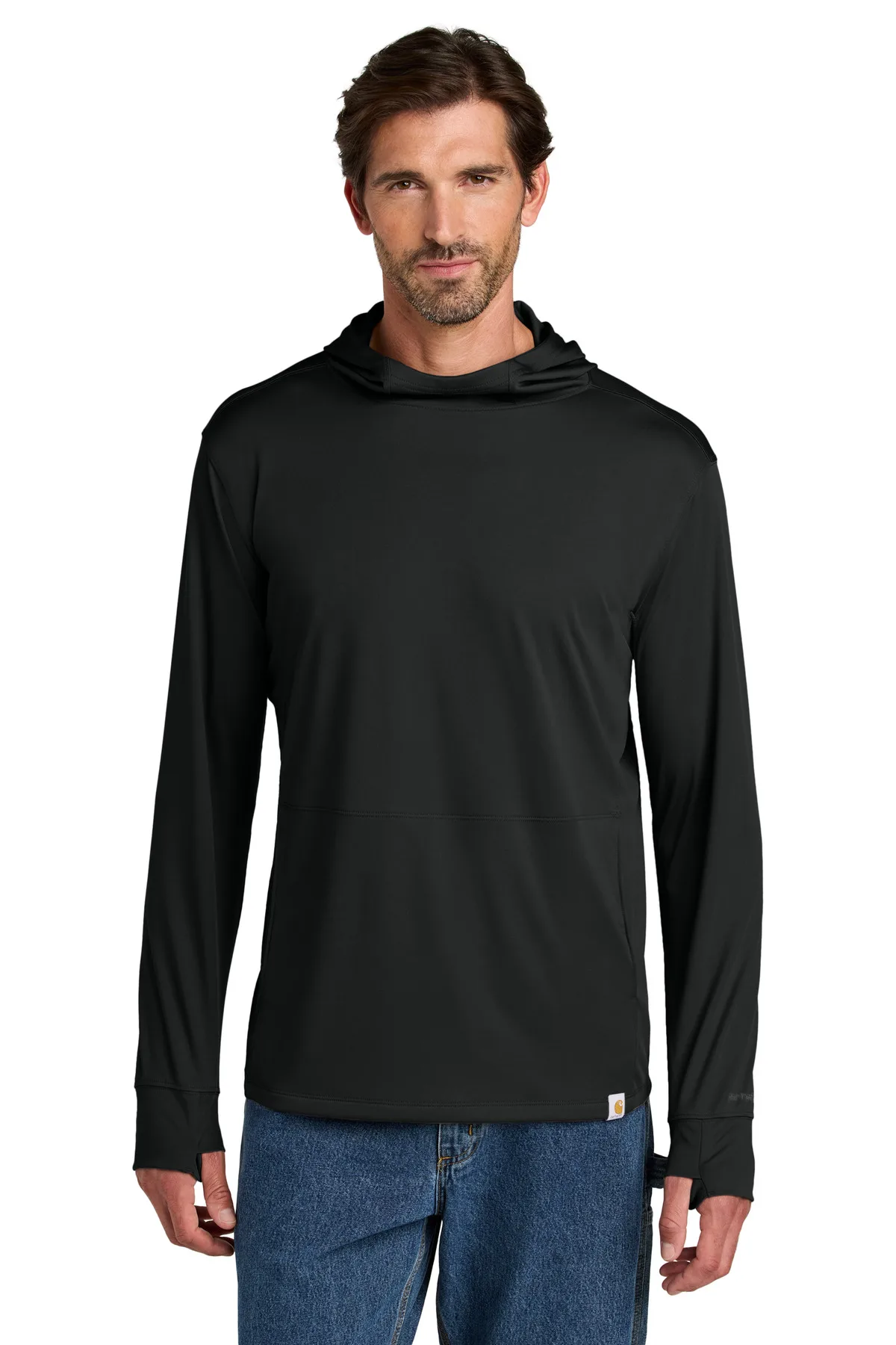 Carhartt Force® Sun Defender™ Long Sleeve Hooded T-Shirt view 2