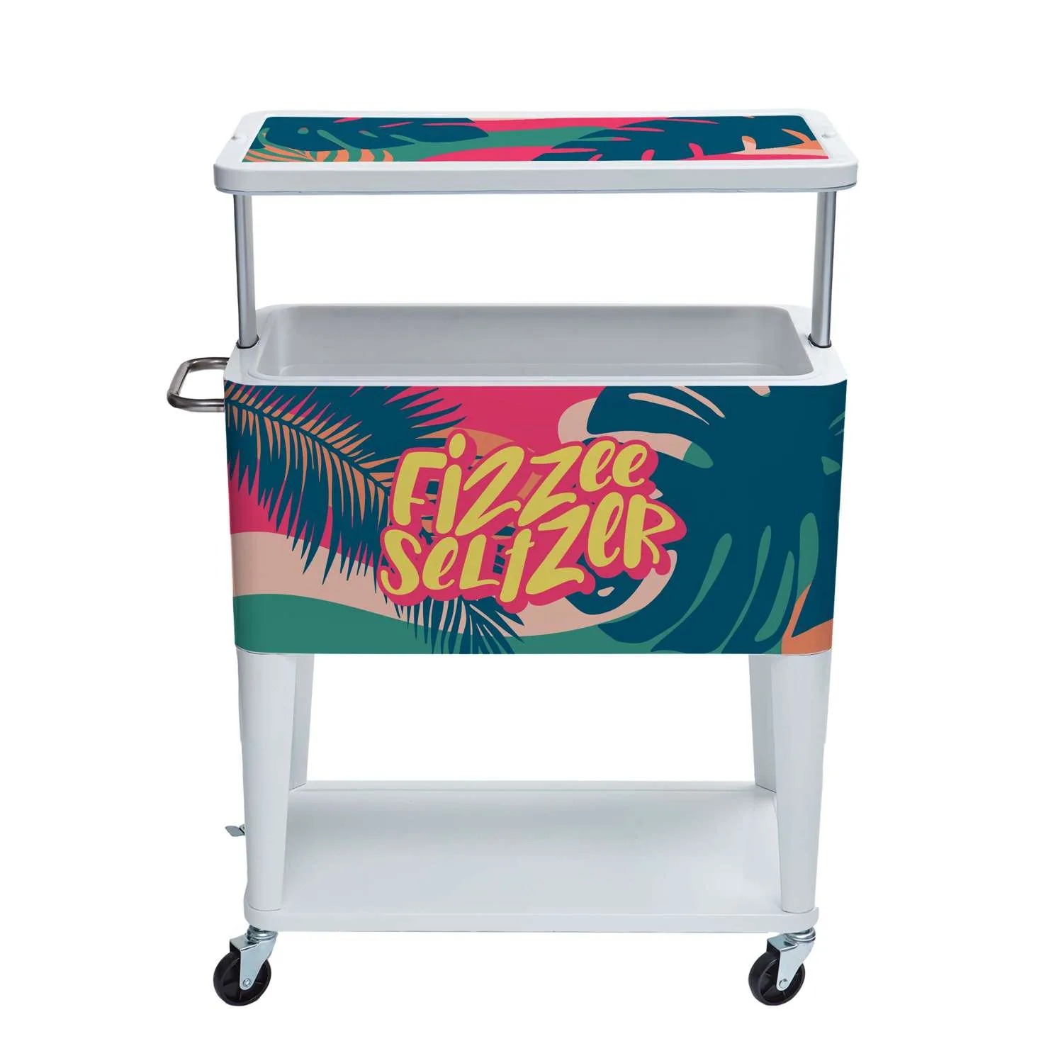 Raise the Bar Cooler, Wrap Graphic & Decals on Lid view 2