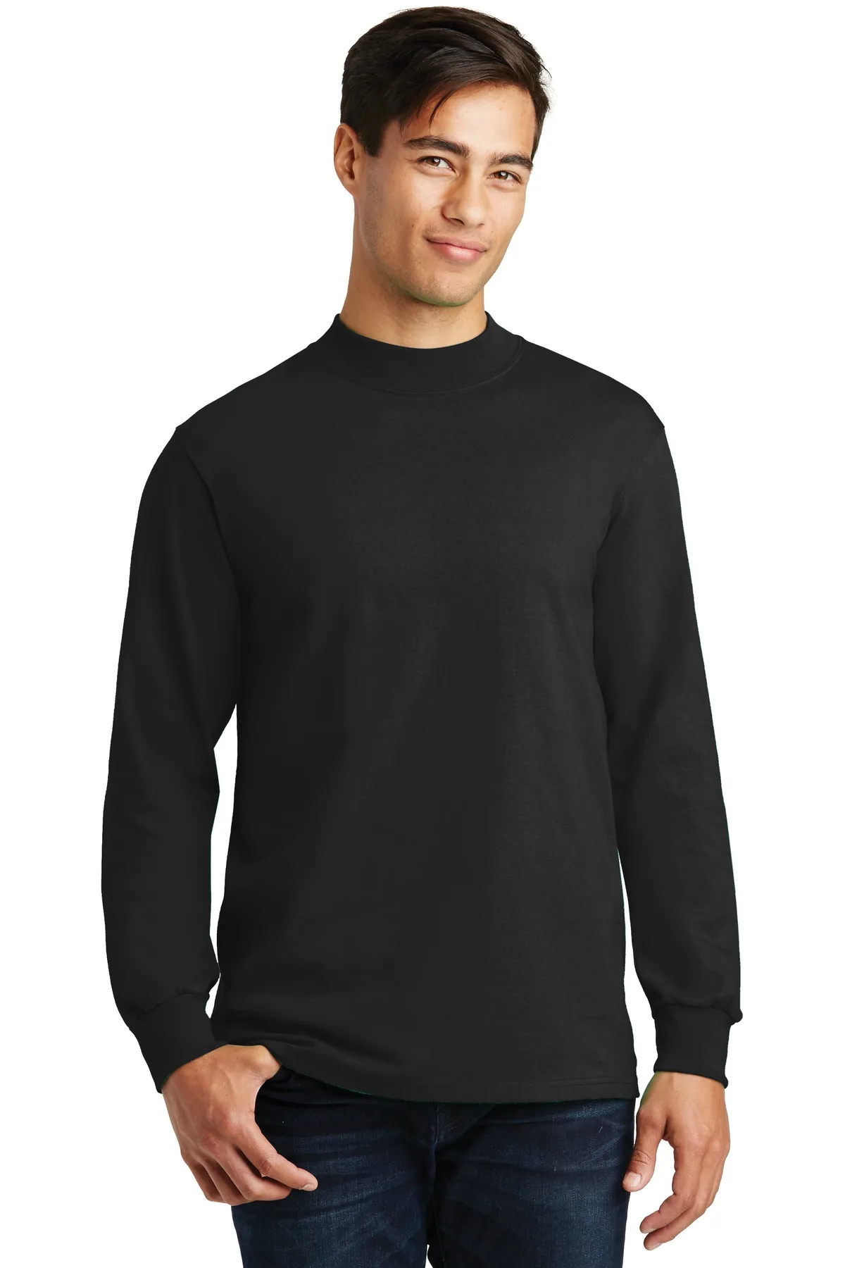 Port & Co™ Essential Mock Turtleneck.