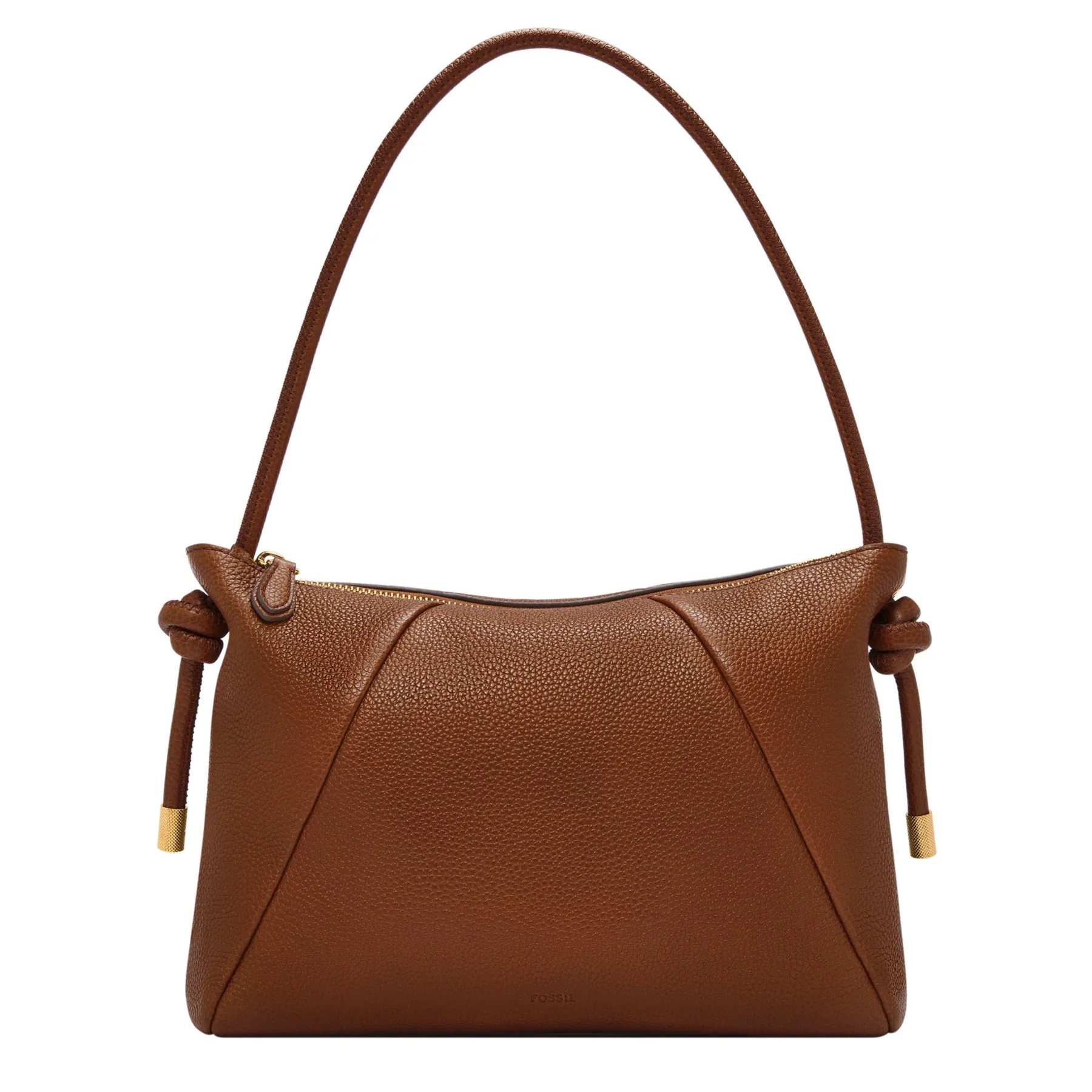 Fossil Willa Leather Shoulder Bag - Medium Brown