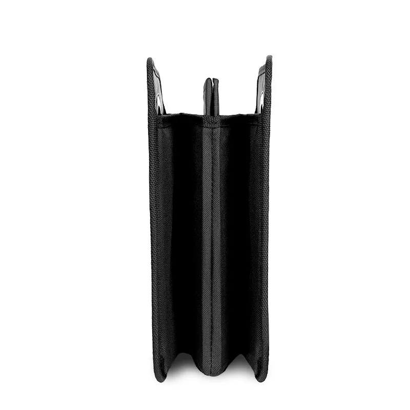 Black Blank Closed Folded View