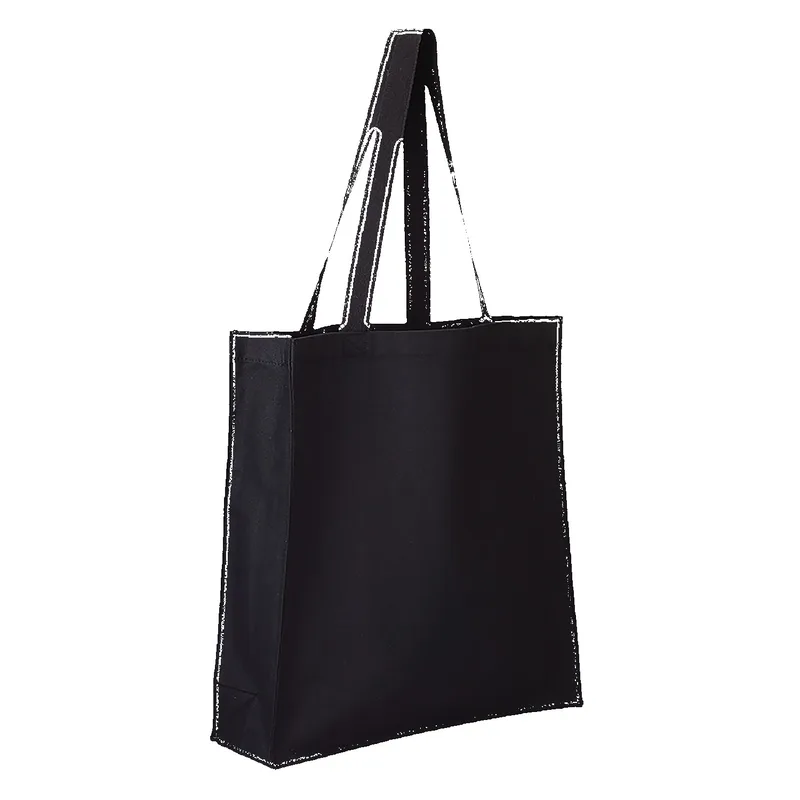 11.5 Oz. Cotton Canvas Grocery Tote Bag view 4