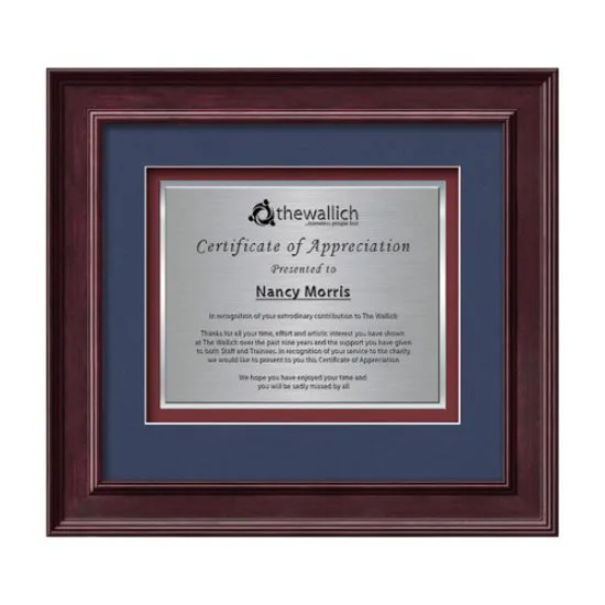 Calder Certificate TexEtch - Mahogany