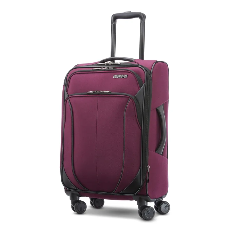 American Tourister 4 Kix 2.0 20" Softside Spinner Purple Orchid Luggage