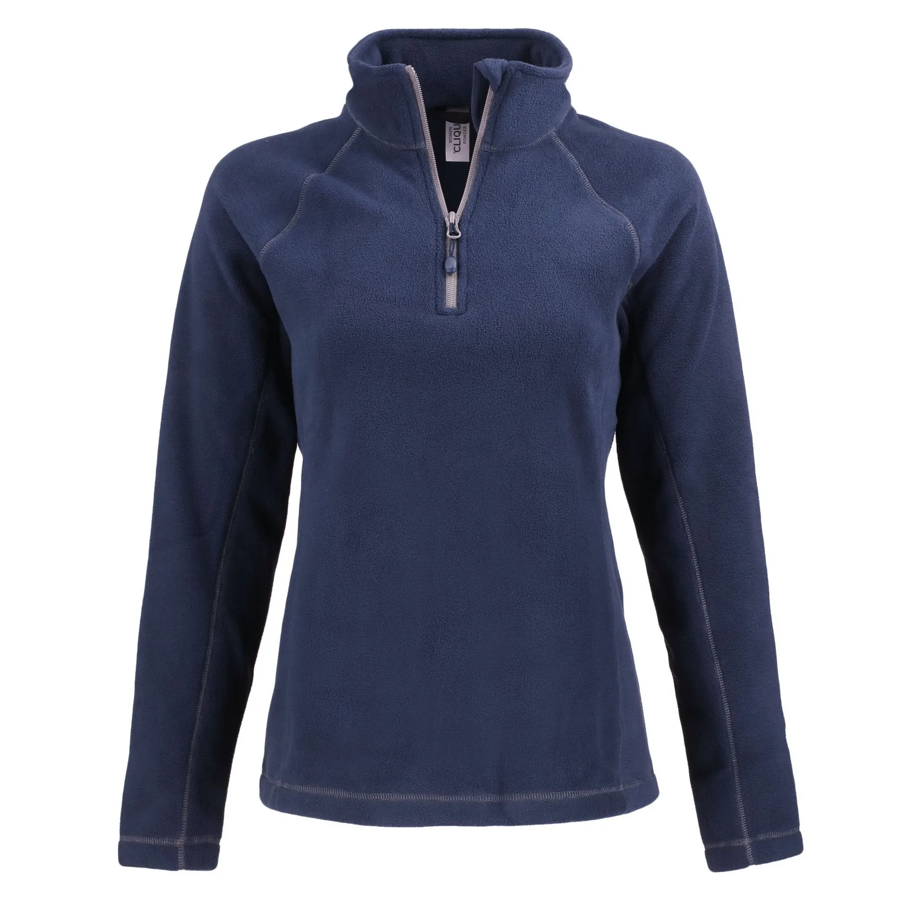 Clique Powder Recycled Fleece Womens Quarter Zip Pullover view 2