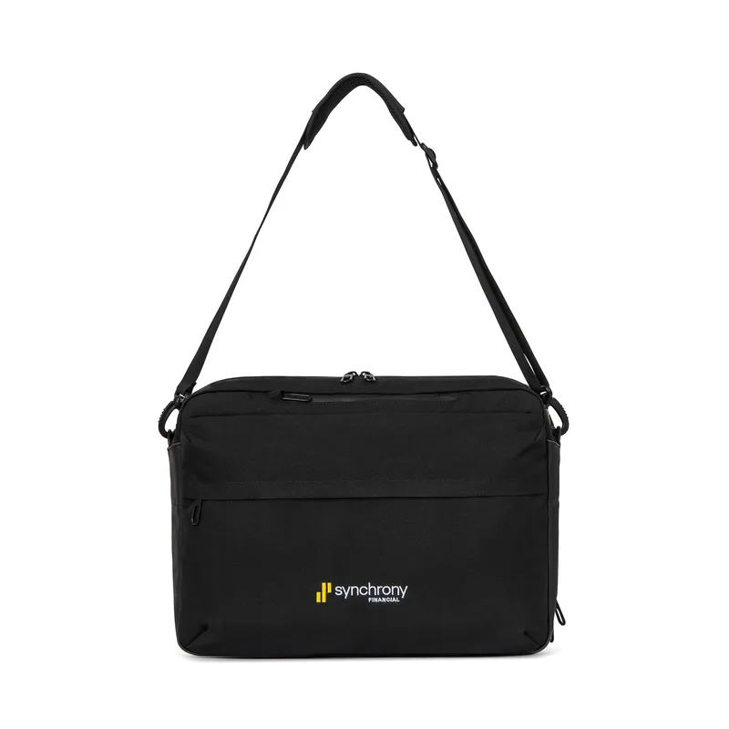 Jackson Slim Convertible Laptop Portfolio - Black