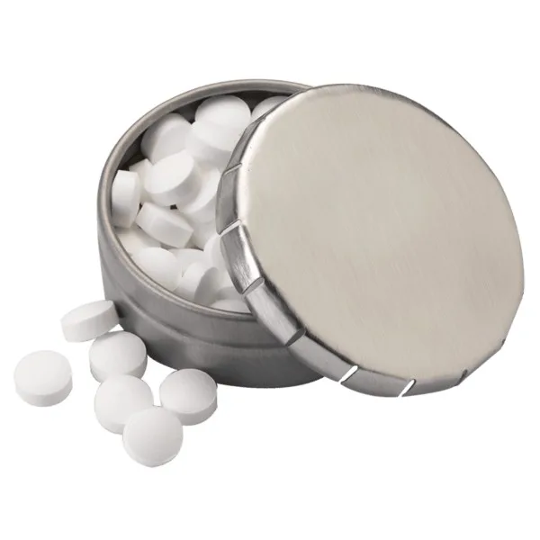 Silver Tone Peppermint (White) Blank