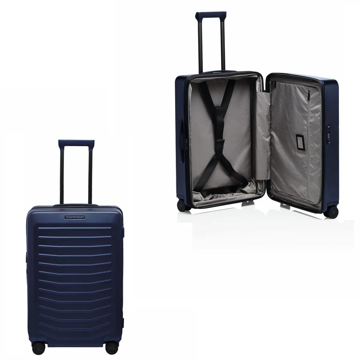Bric's Porsche Roadster By Bric's 27" Expandable Spinner Luggage - Blue Matte