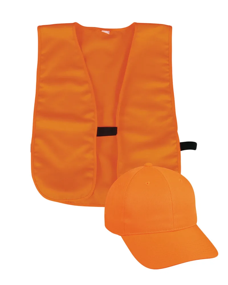 Outdoor Cap Co Structured Solid Back Hat With OFSM Vest