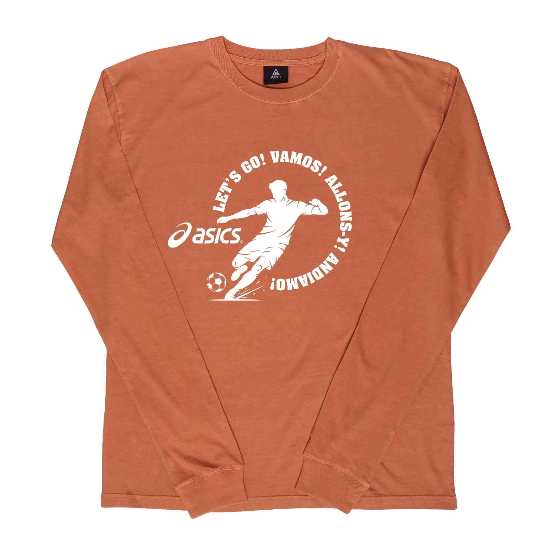 Soccer ACE Vintage Wash Long Sleeve tee view 6