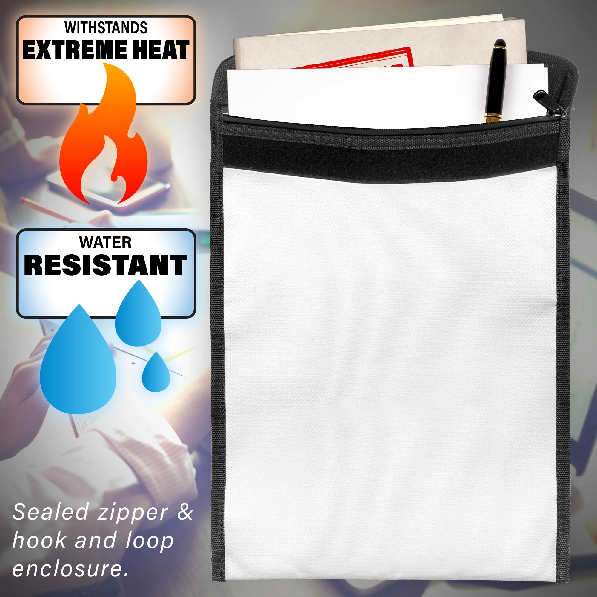 Fire and Water Resistant Document Bag (10 Weeks) view 4