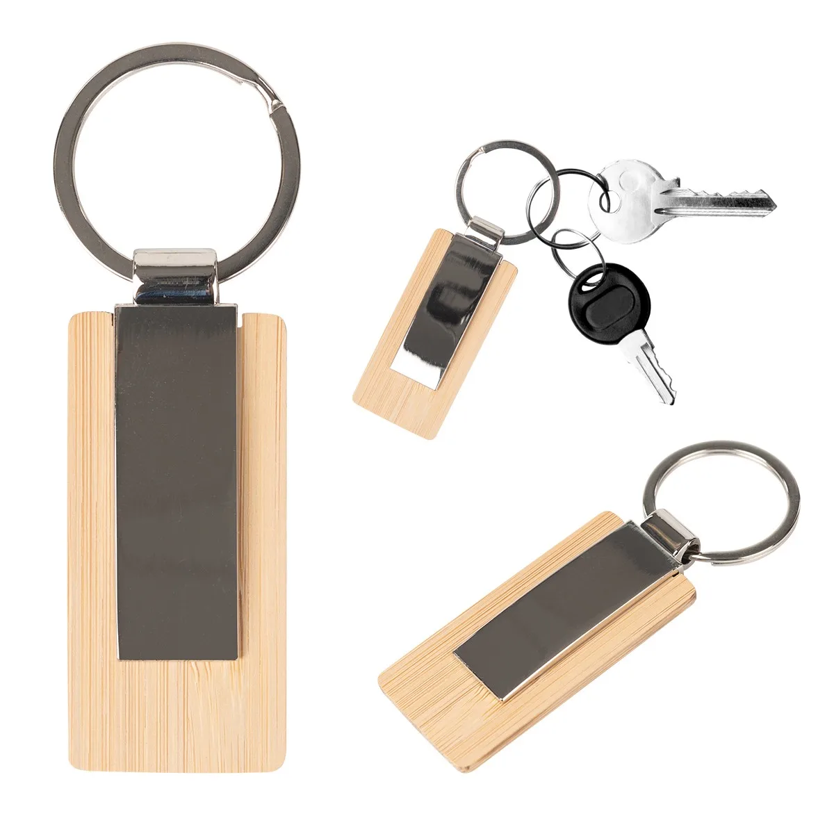 Bamboo Key Tag view 3
