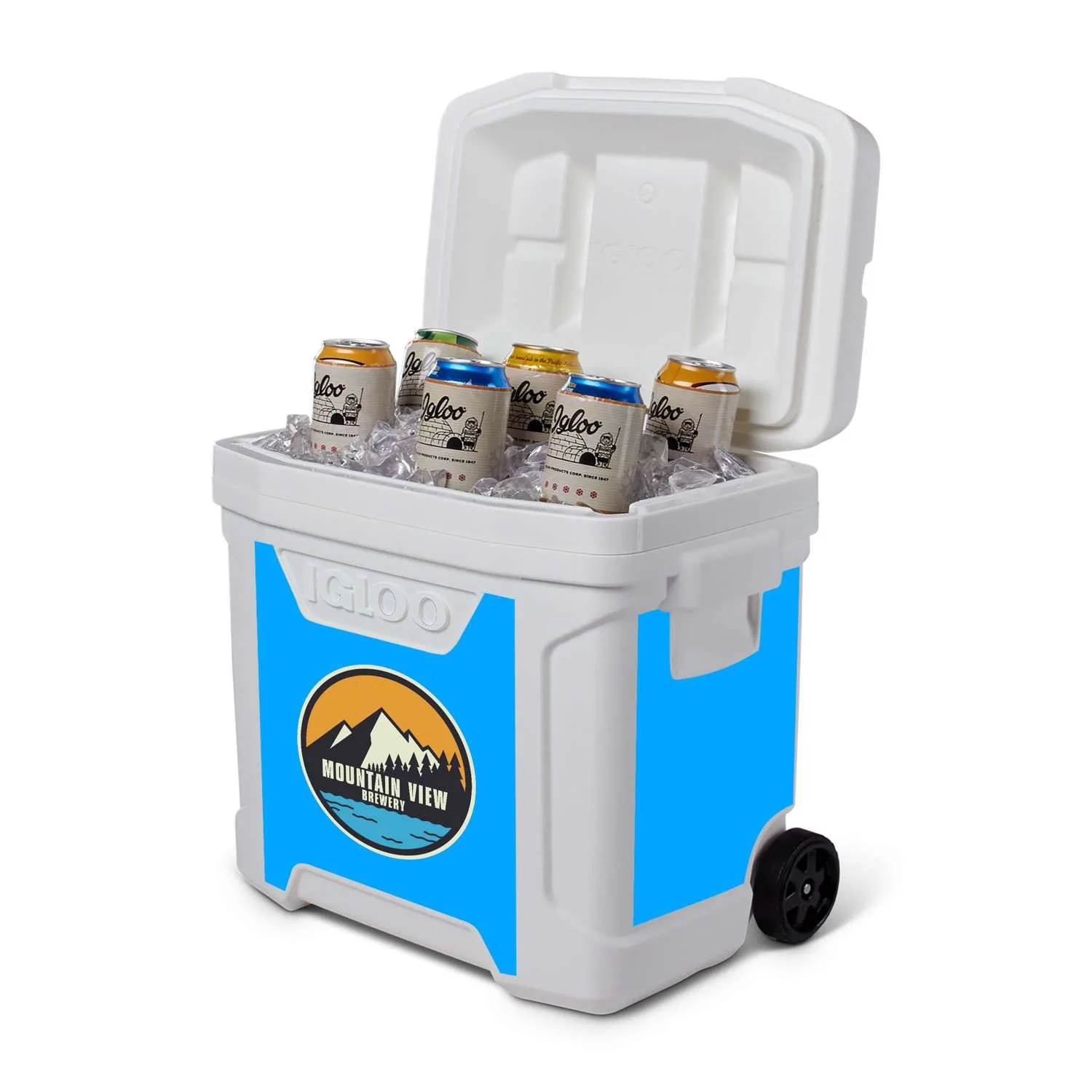 IGLOO 28QT Rolling Cooler view 3
