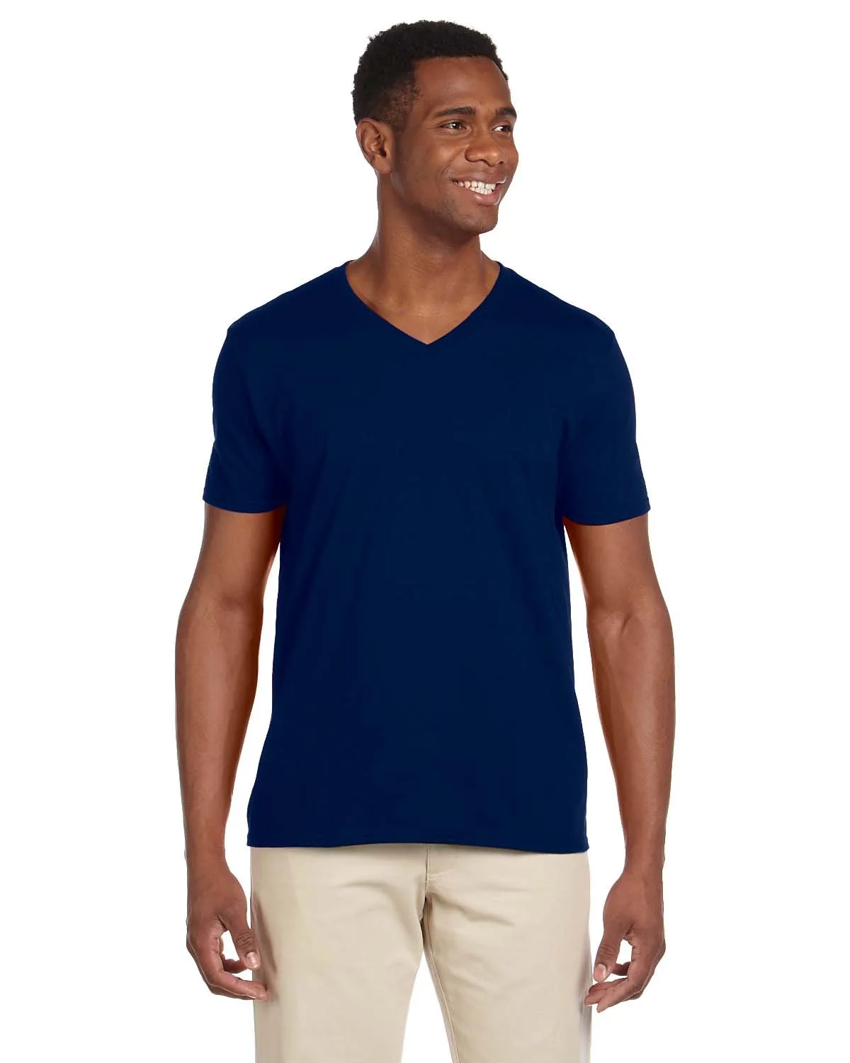 Gildan Adult Softstyle® V-Neck T-Shirt view 7