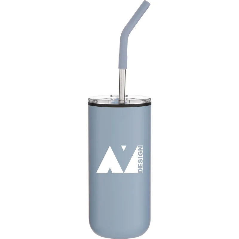 16 oz Ryder Travel Tumbler (Matte Carolina Blue)