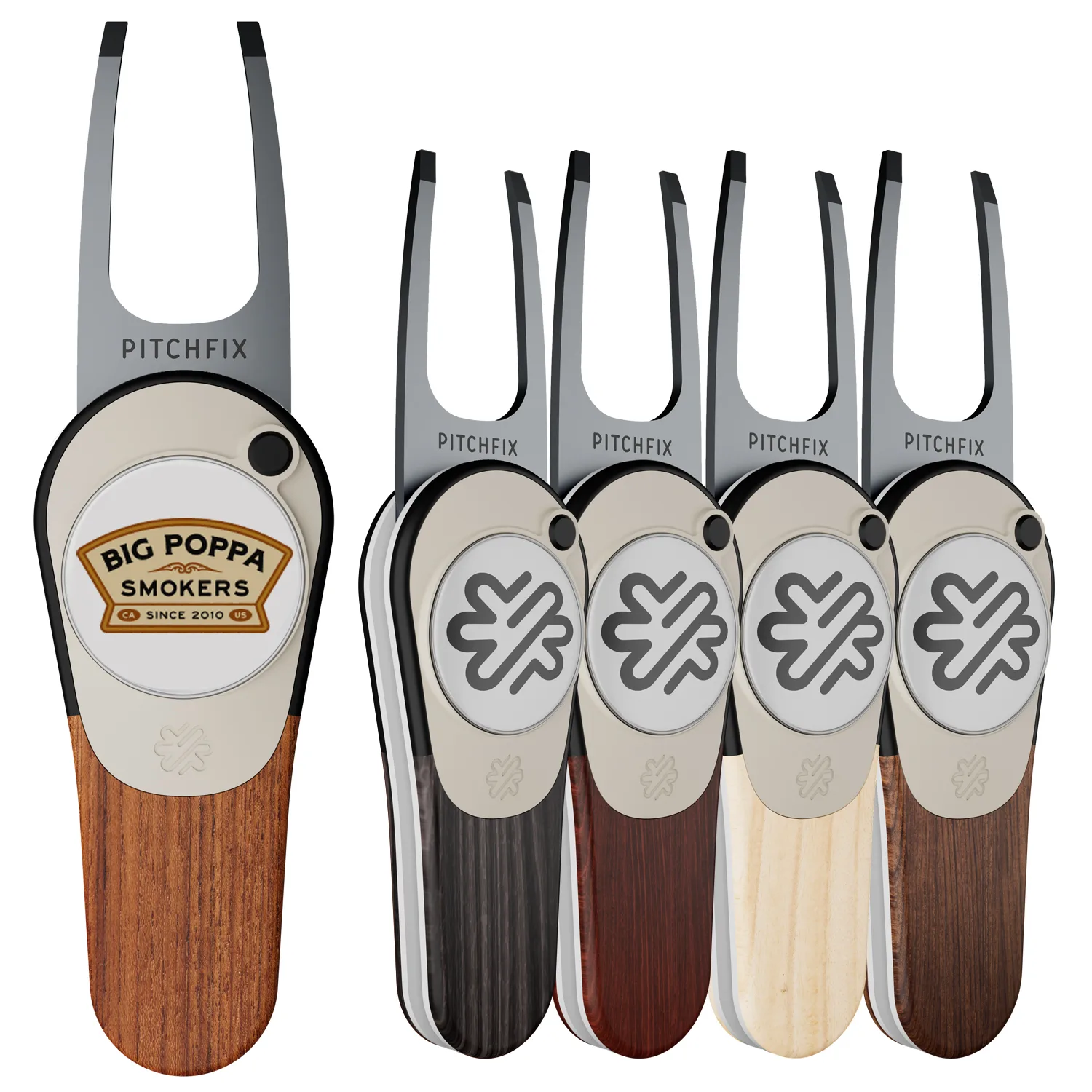 Pitchfix Woodie Golf Divot Tool