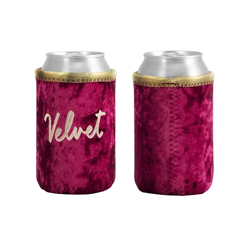 Liam Velvet Neoprene Can Insulator view 3