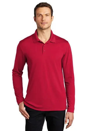 Port Authority ® Dry Zone ® UV Micro-Mesh Long Sleeve Polo view 3