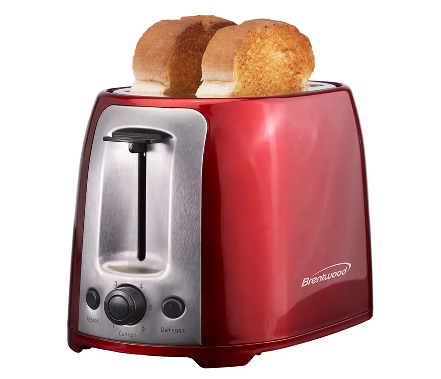 Red 2 Slice Cool Touch Toaster