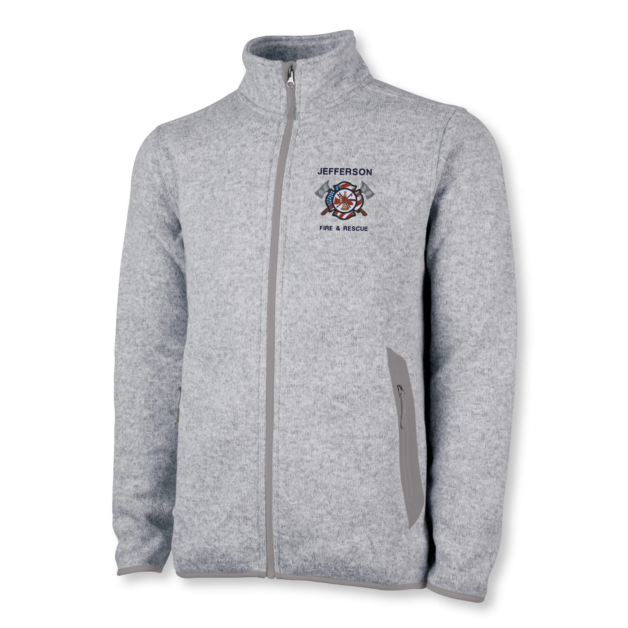 Men's Heathered Fleece Jacket