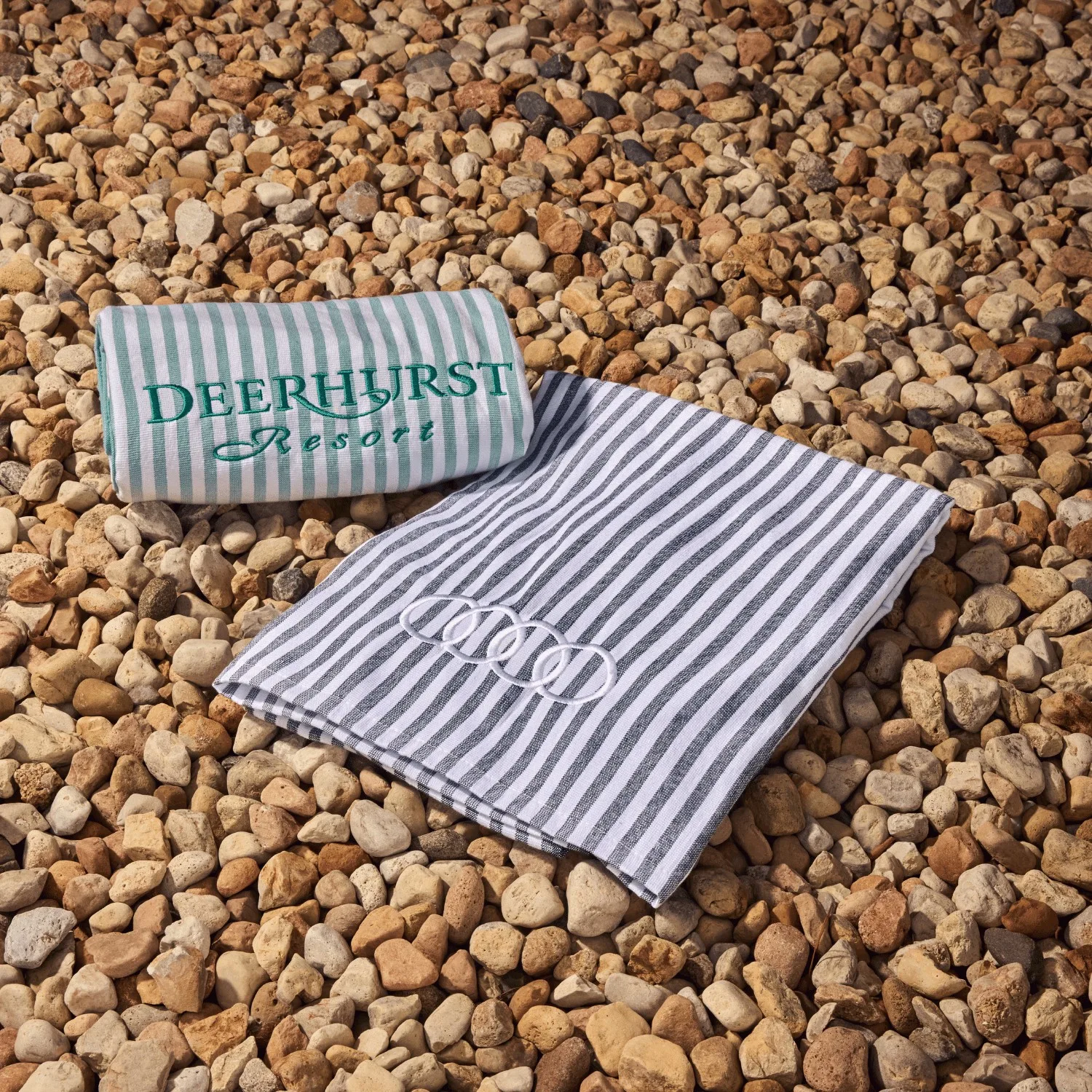 Nautical Cabana Towel (Embroidery)