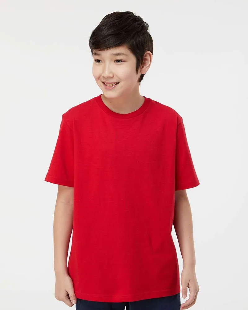 Tultex® Youth Heavyweight Jersey Short Sleeve T-Shirt view 2