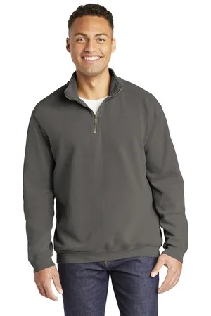 COMFORT COLORS ® Ring Spun 1/4-Zip Sweatshirt. view 3