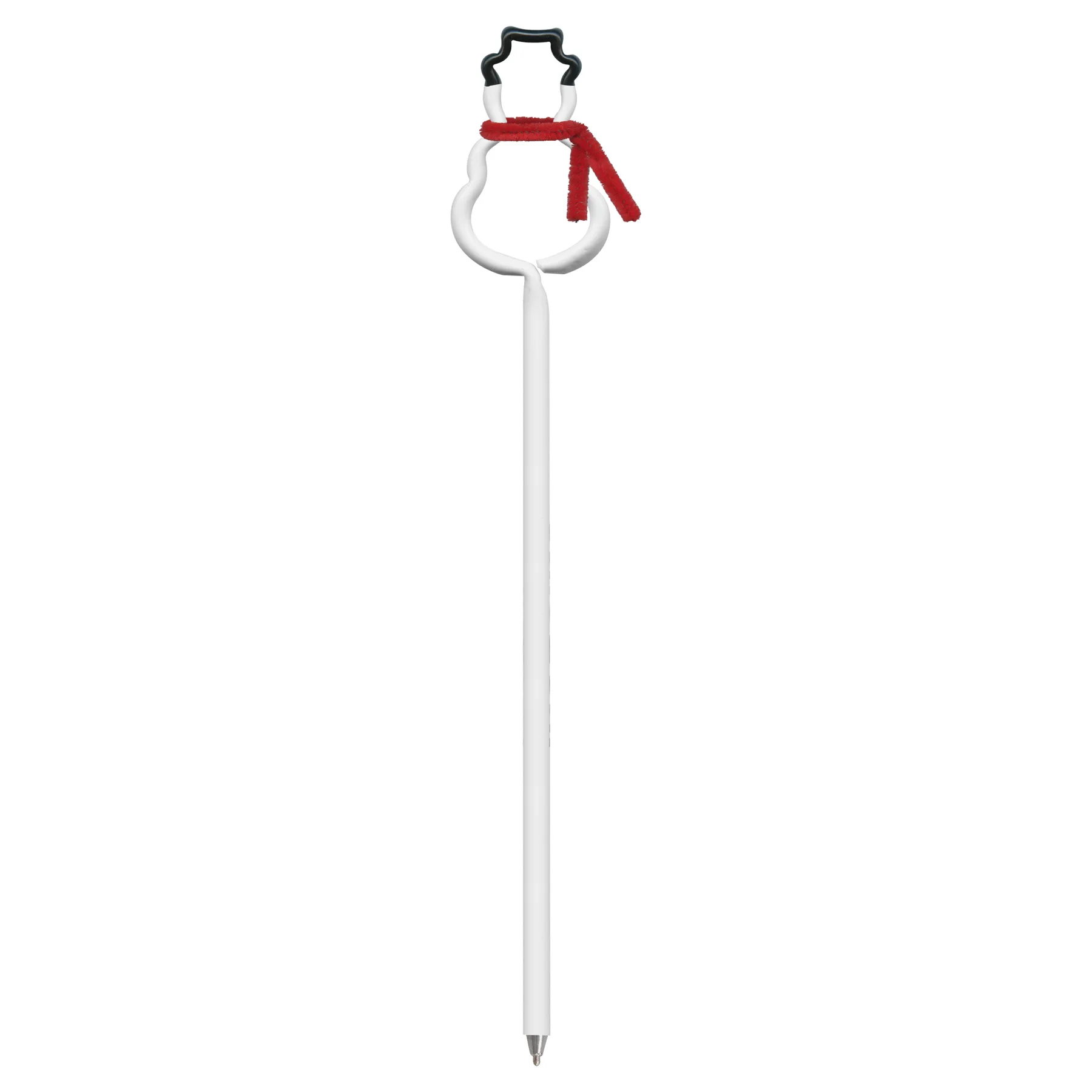 Snowman with Hat and Scarf Inkbend Standard, Bent Pen view 2