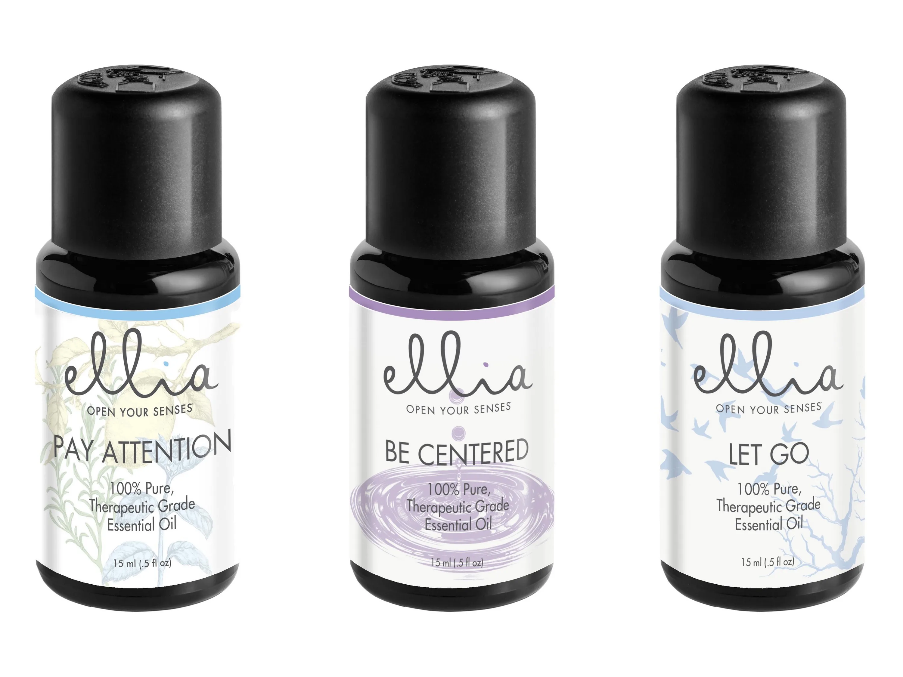 Ellia Essential Oils Essential Oil 3-Pack: Pay Attention Be Centered And Let Go