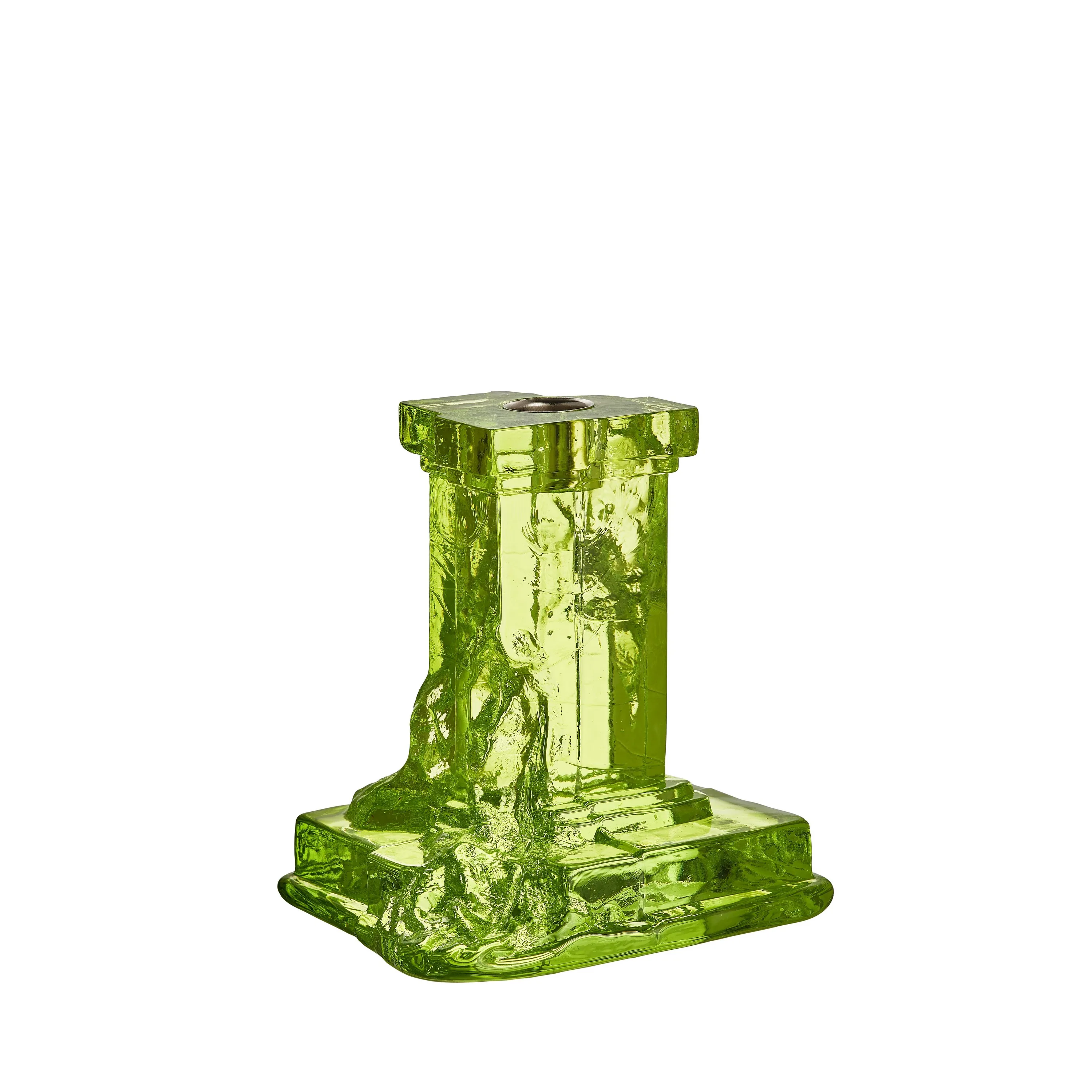 Kosta Boda Rocky Baroque Candlestick Kriptonite Medium