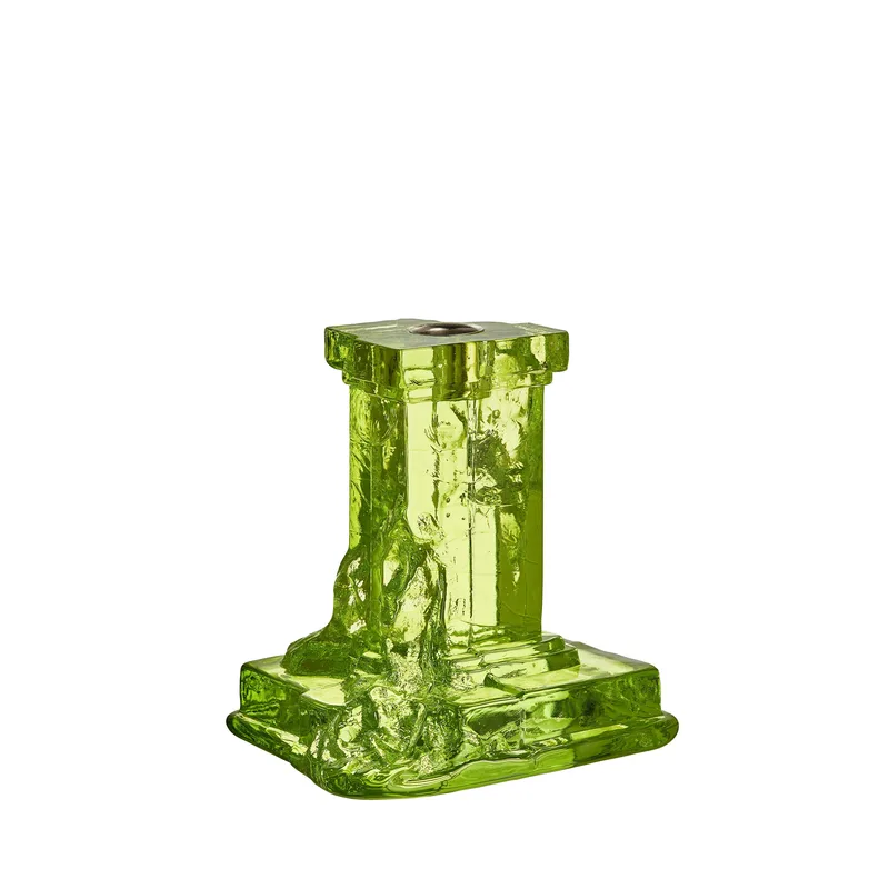 Kosta Boda Rocky Baroque Candlestick Kriptonite Medium
