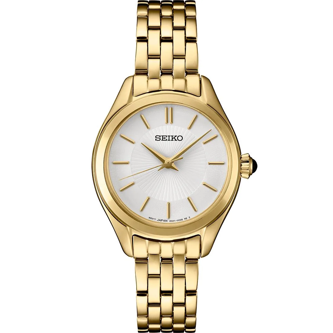 Seiko Watch Essentials Sgp Quartz White Dial