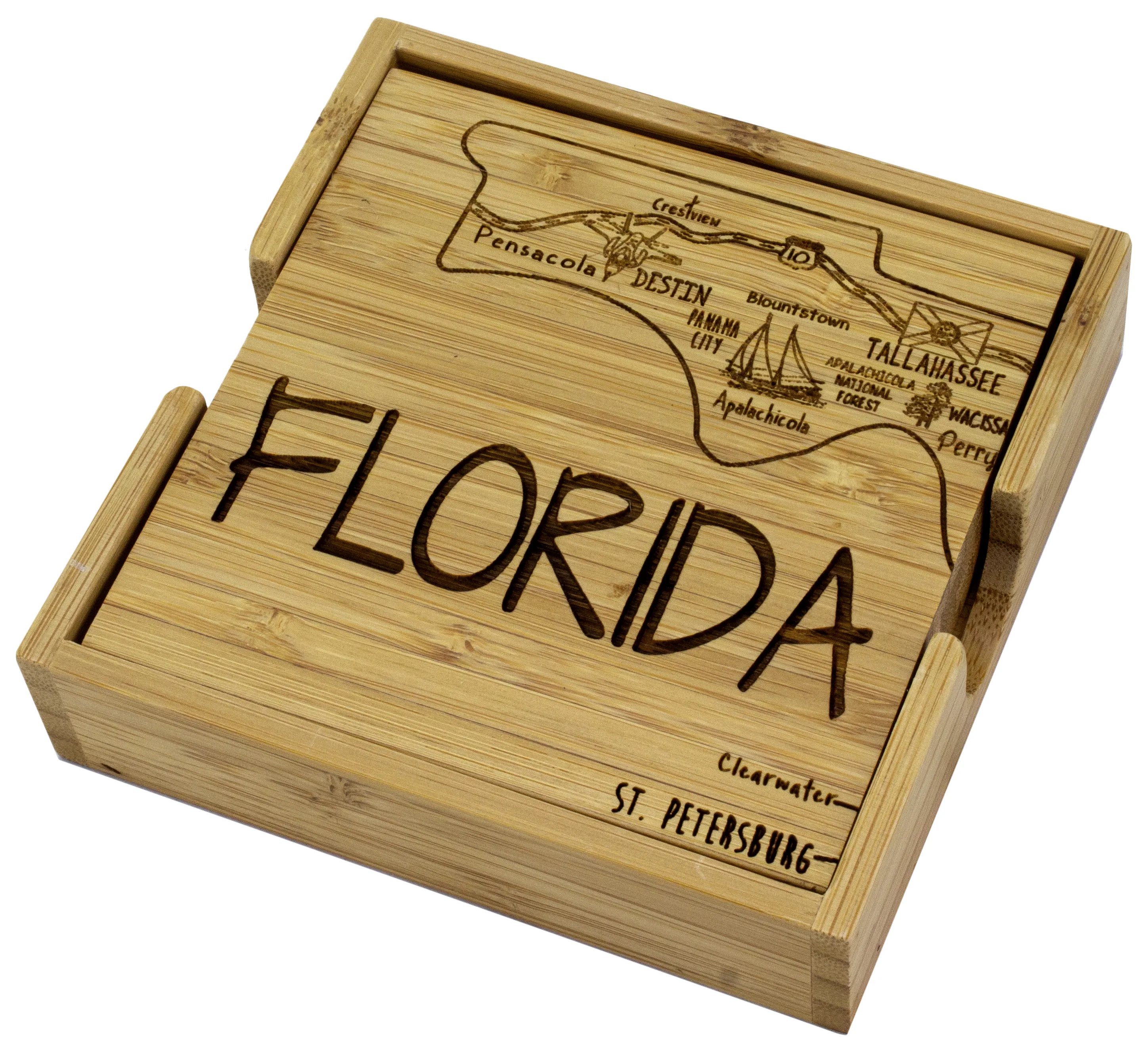 Florida Puzzle Coaster Set view 5