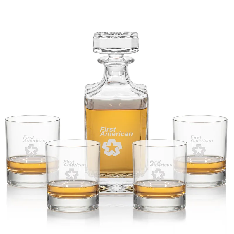 Decanter Set, Decanter & 4 OTR