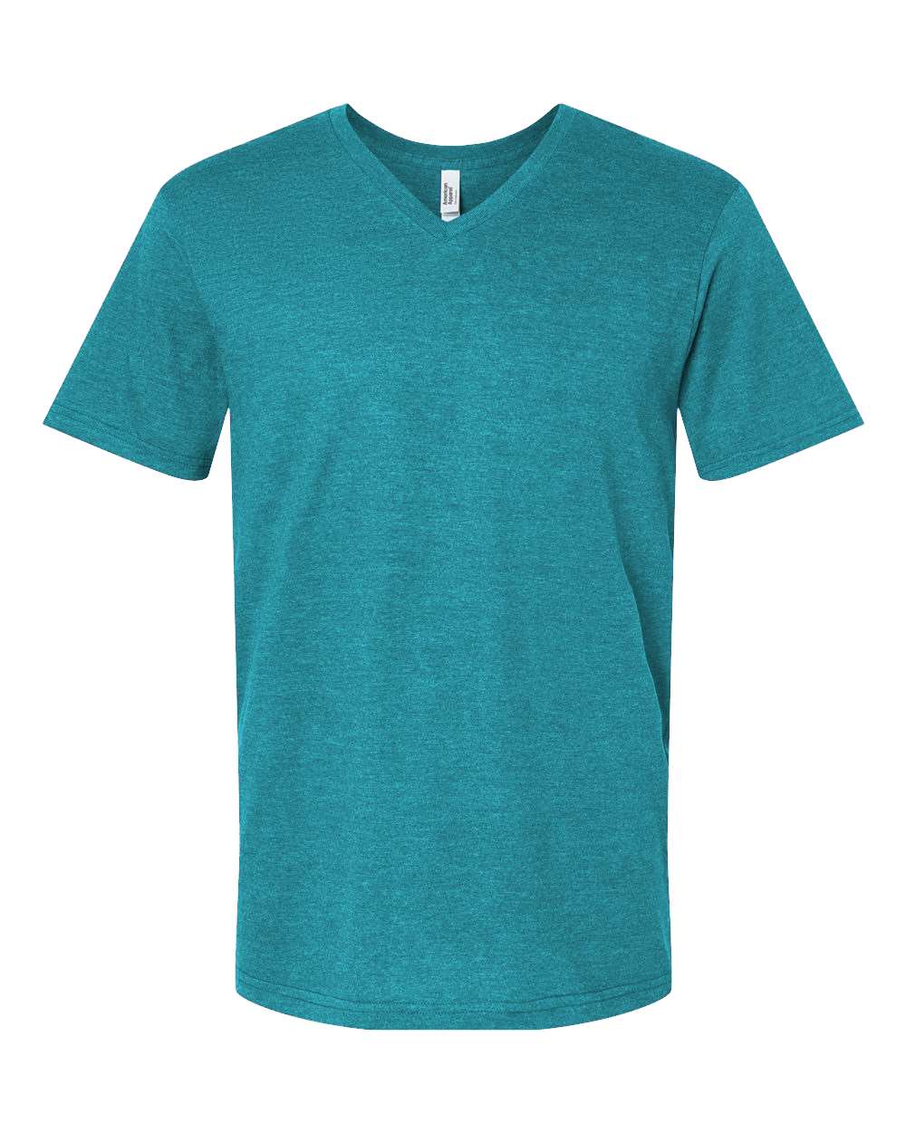 American Apparel® Unisex CVC V-Neck Tee view 3