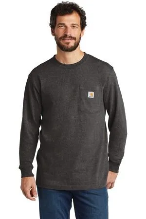 Carhartt ® Workwear Pocket Long Sleeve T-Shirt. view 6