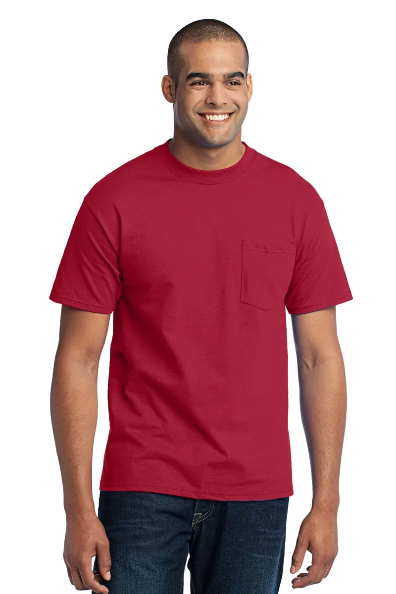 Port & Co™ Core Blend Pocket Tee. view 7