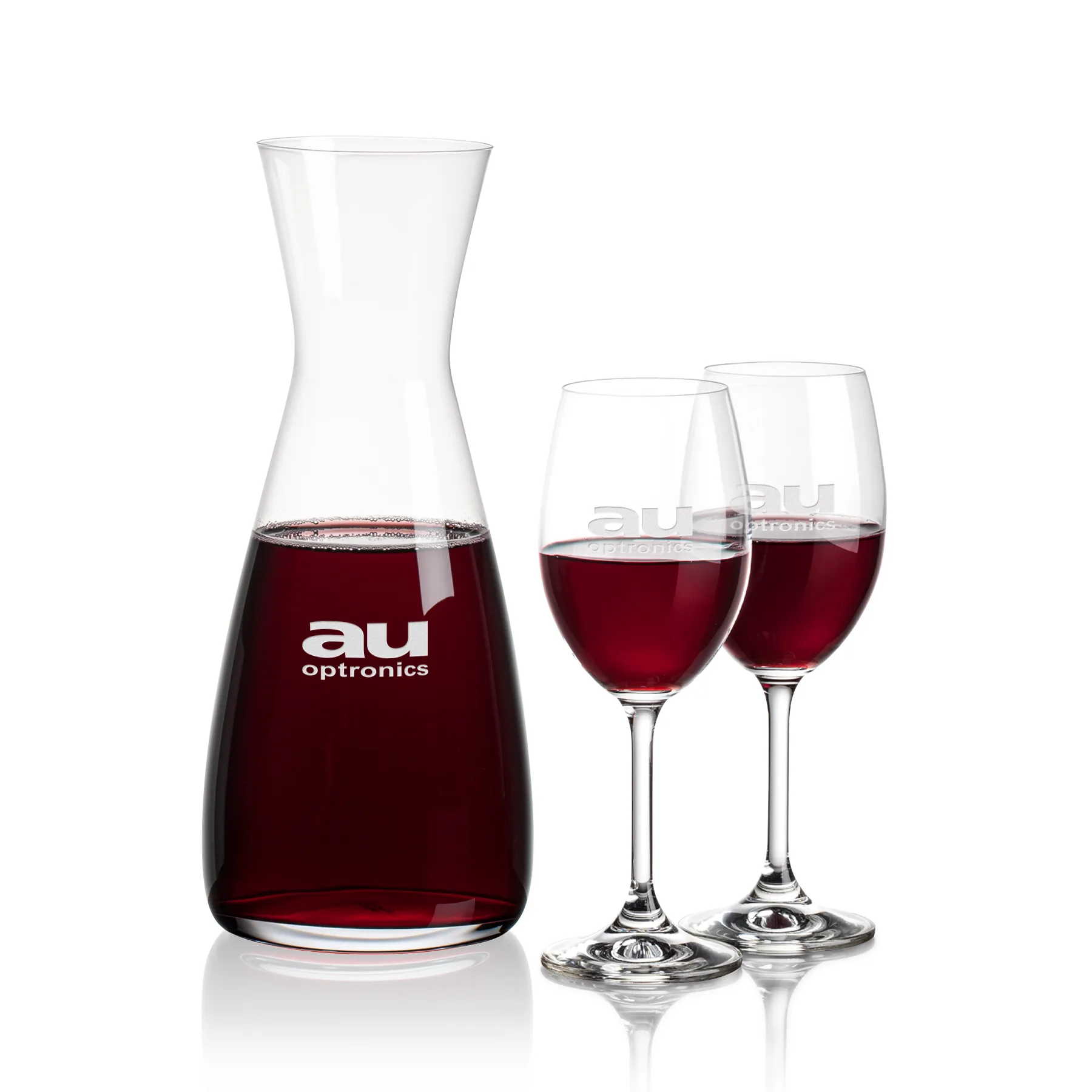 Carafe Stemmed Set, Naples Set, Carafe & 2 Wine