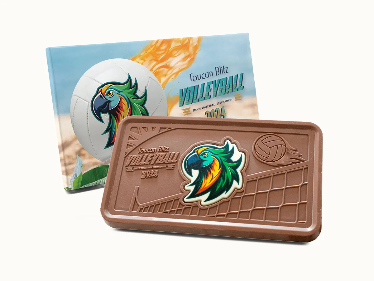 Epic 1lb. Engraved Combo Chocolate Bar with Classic Custom Packaging view 2