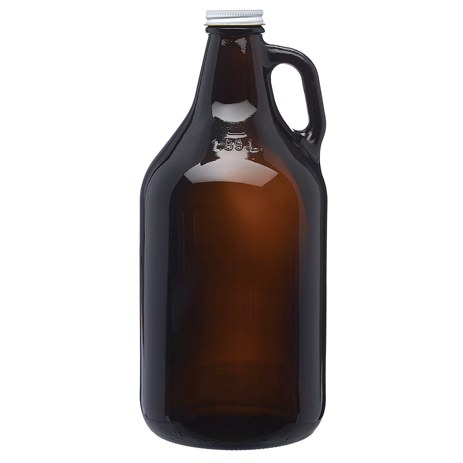 64 oz. Amber Glass Beer Growlers view 2